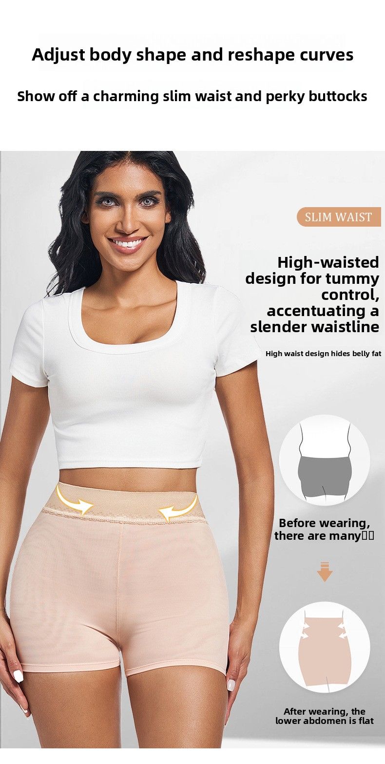 Sollevamento per donne, valorizzazione dei fianchi, biancheria intima imbottita per i glutei, pantaloni modellanti traspiranti in rete per taglie forti, controllo della pancia_voghion.com