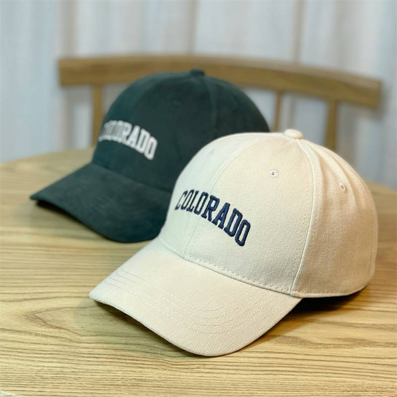 Three dimensional letter embroidered hat for women's autumn and winter new duckbill hat casual versatile baseball cap_voghion.com