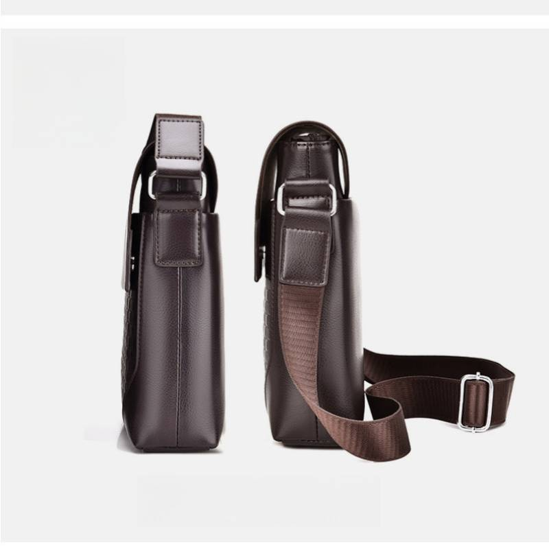 Klasik Vintage Yüksek Kaliteli Erkek Modası Omuz Çantası Trendi_voghion.com
