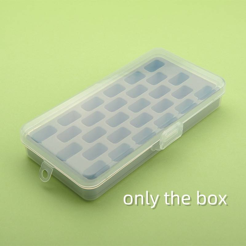 28 Compartments Bobbin Case Thickened With Sponge Fixed Bobbin Case Sewing Machine Bobbin Plastic Storage Box_voghion.com