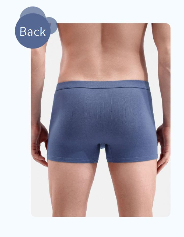Breathable Cotton Men's Underwear With 3D Print - Comfortable U-Front Boxer Briefs For Daily Wear_voghion.com