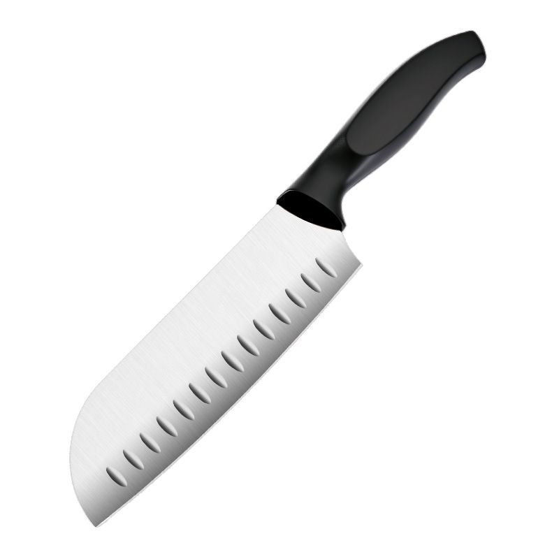 LINSEN Japanese Santoku Knife - 7 Inch Stainless Steel Kitchen Chef Knife With Ergonomic Handle, Ultra Sharp Blade For Fruits, Vegetables, And Meat_voghion.com
