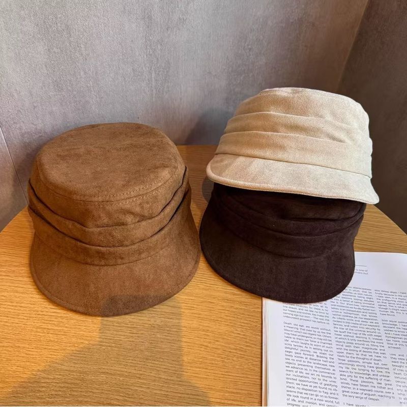 Braun für Frauen 2025 Neuer Stil Gesichtsschlankheits-Vielseitige Baskenmütze Großer Kopfumfang Künstlerhut Trendy_voghion.com