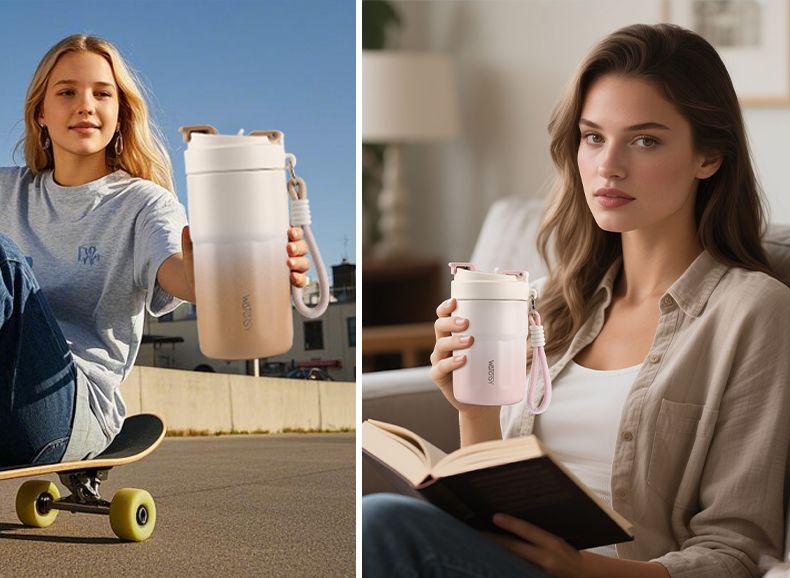 400/550ML Edelstahl Kaffee Thermobecher 316 Vakuumflaschen Office Home für heiße und kalte isolierte Flasche Auto Reise Mu_voghion.com