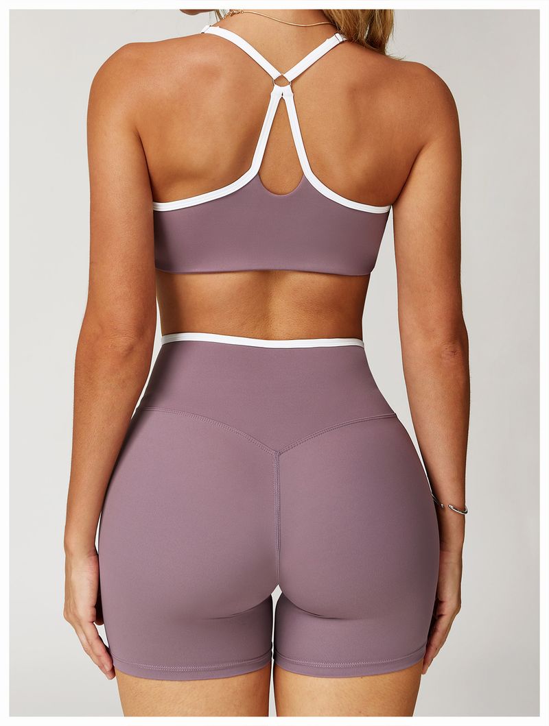 High Waist Yoga Shorts For Women - Seamless Naked Feel Squat Proof Gym Workout Shorts With Peach Lift Design_voghion.com