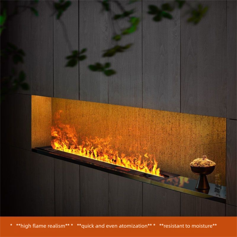 Home 3D Atomized European Style Embedded Electronic Fireplace Simulated Flame Internet Celebrity TV Decorative Cabinet_voghion.com