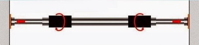 Sklep z kosmetykami Duty Top Heavy Pull Door Way Gym Drążek do podciągania Doorway Exercise Fiess Workout (klasa premium 62 cm do 100 cm)_voghion.com