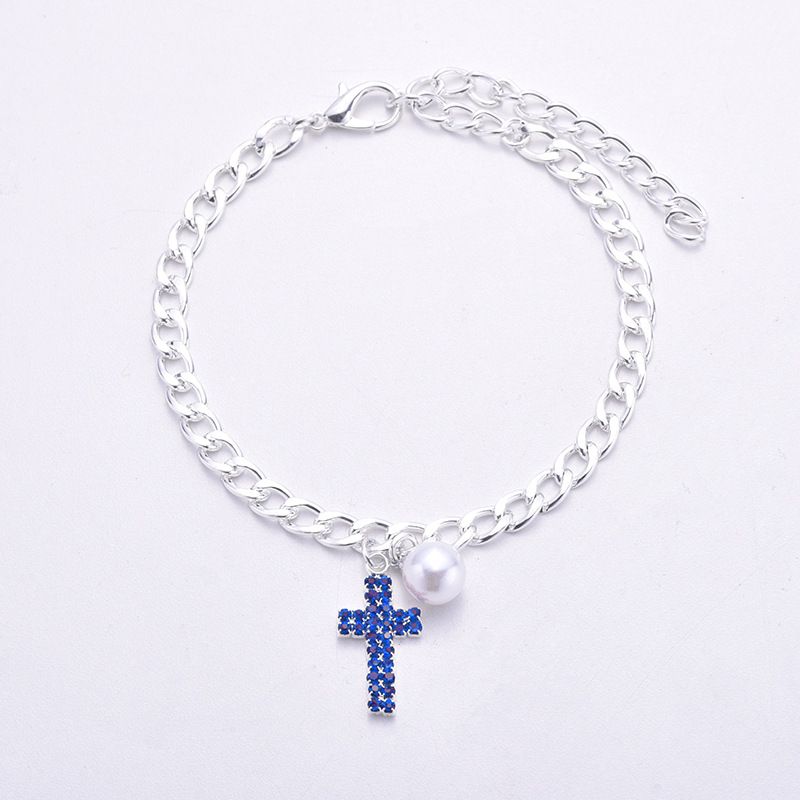 Neue Kreuzleine 2023 Haustierzubehör Mehrfarbige Volldiamant-Halskette Katzen- und Hundeaccessoires Halsband_voghion.com