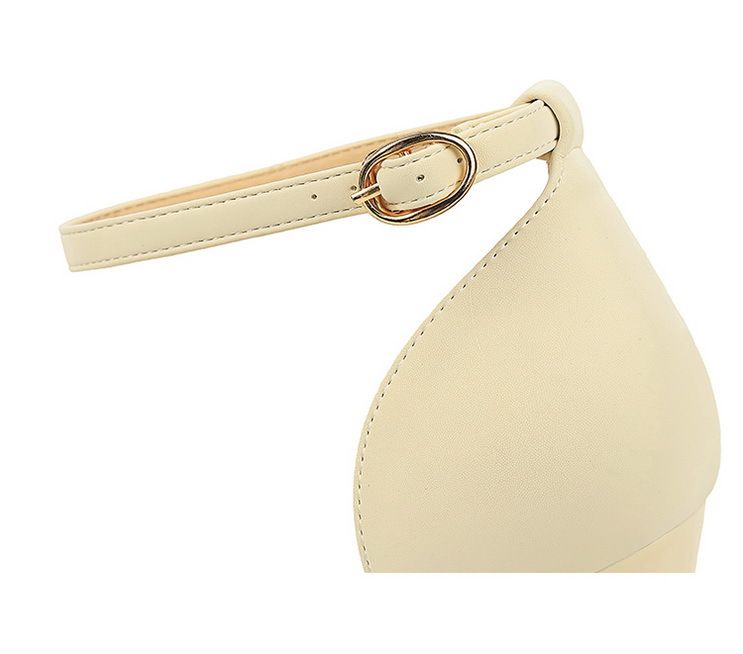 Elegant Bow-Embellished Strappy High Heel Sandals - Pointed Toe Summer Party Shoes For Women, Sizes 34-40 One Strap High Heel Sandals_voghion.com