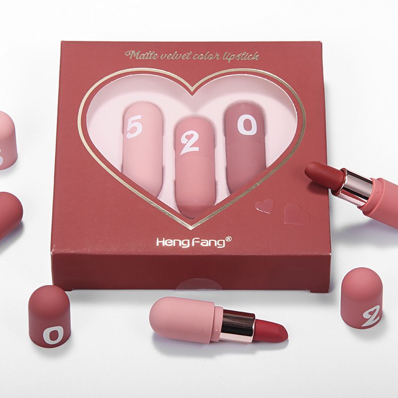 Hengfang Capsule Bocca Abito rosso Regalo di San Valentino Set confessione Rossetto per studentessa Trucco di bellezza 144_voghion.com