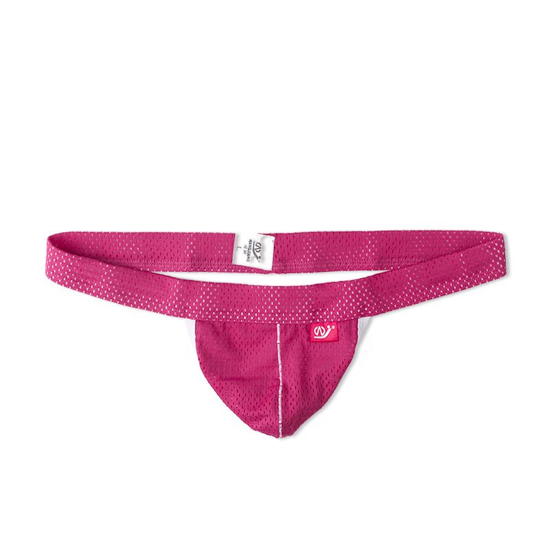 Beauty Sexy Underwear Low Waist U-Convex Breathable Mesh T-Pants Men's Thong_voghion.com