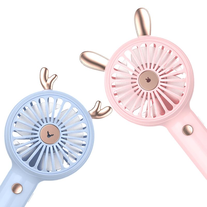 USB Handheld Small Fan Portable Office Student Desktop Mini Dormitory Children's Strong Wind Silent_voghion.com