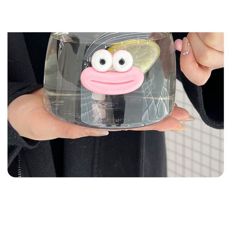Girls' Water Bottle Summer High-Value Straw Belly Large Capacity Strainer High Temperature Resistant Cute Tea Brewing_voghion.com