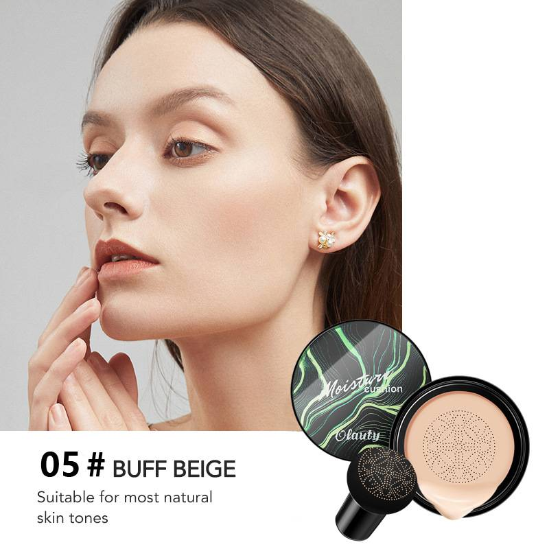 Air Cushion CC Cream Mushroom Head Foundation, Kosteuttava BB Cream Meikki Pitkäkestoinen Matta Peitevoide _voghion.com