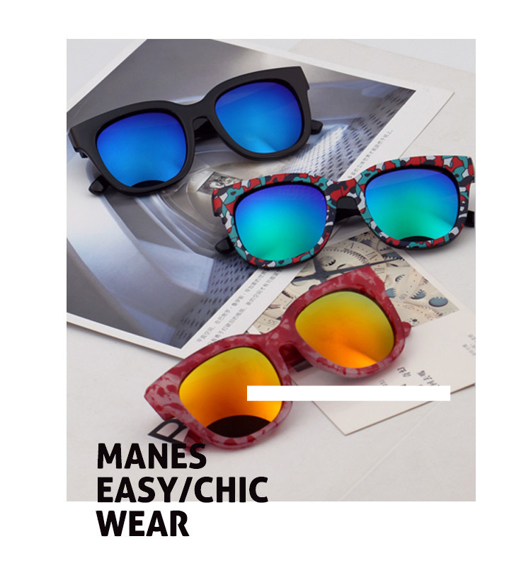 Mother&Kids Personalisierte Kindersonnenbrille Schillernde reflektierende Sonnenbrille für Jungen Sonnenschutzbrille für Mädchen_voghion.com