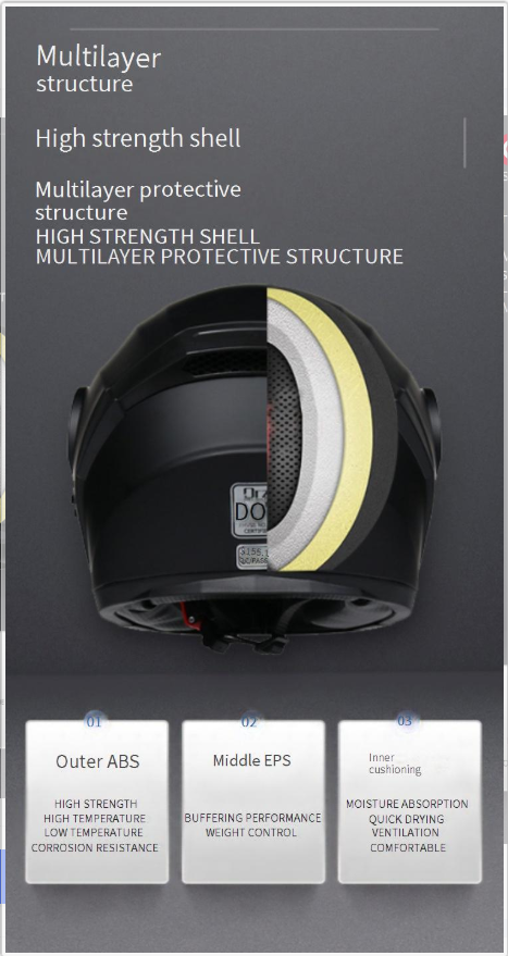 Motorrad Accessoiren & Deeler Vollhelm Männer a Fraen Duebellens Elektroauto Bluetooth Flip Up Hallef Helm Hierscht a Wanter_voghion.com