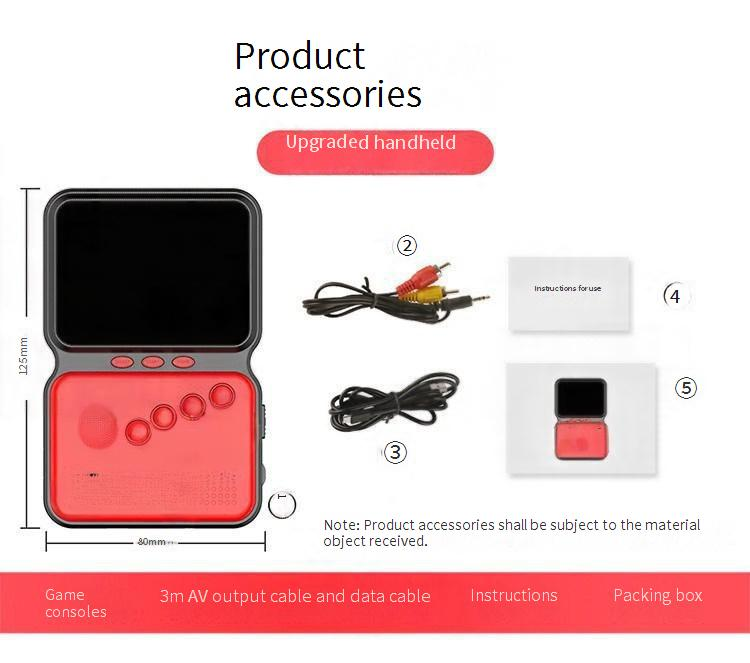 Video Game Consoles New M3 Handheld Game Console Retro Nostalgic SUP Mini 900 In One King Of Fighters 16 Bit Joystick Game Console_voghion.com