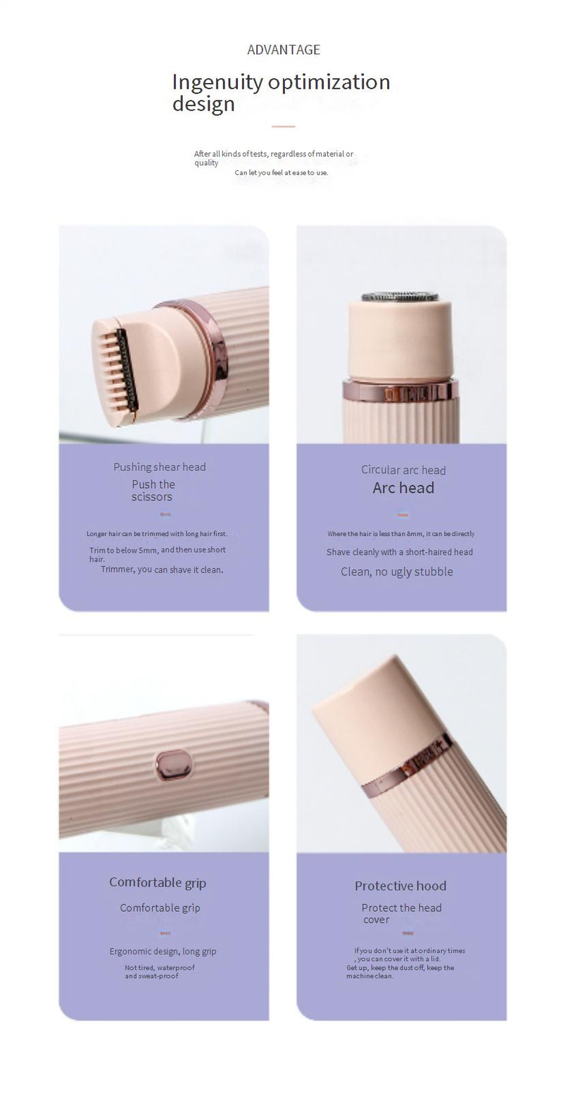 Epilierer, Elektrorasierer, Ganzkörper-Haarentfernungsgerät für Damen, Eine Maschine Für Mehrere Anwendungen, Beinhaare, Private Teile, Schamhaar-Trimmartefakt_voghion.com