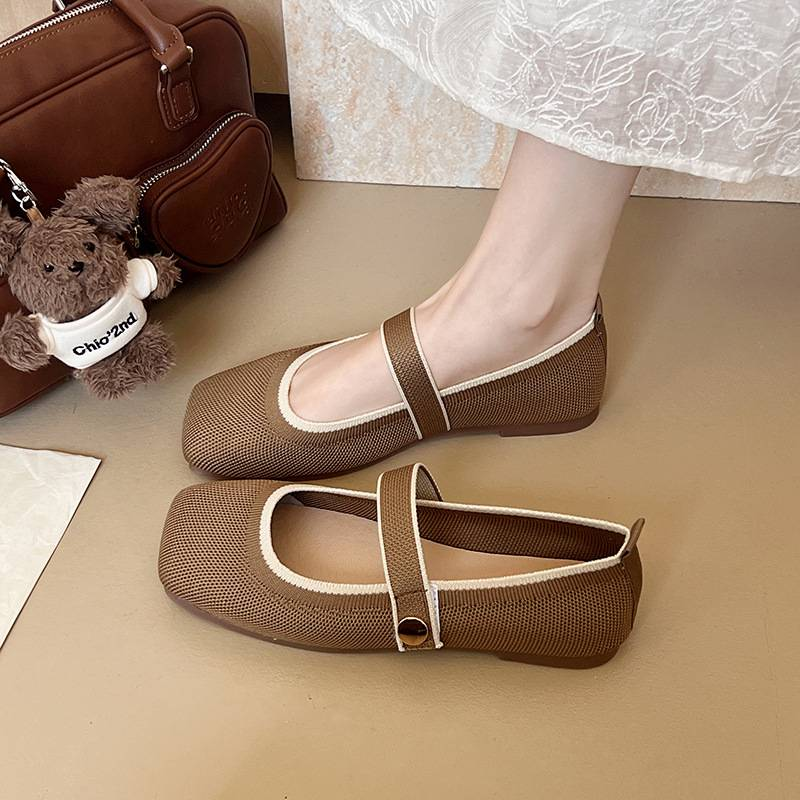 Der 2025-1 neue Frühlingsweb-Mary-Jane-Bohnenschuh, Einzelschuh für Damen_voghion.com