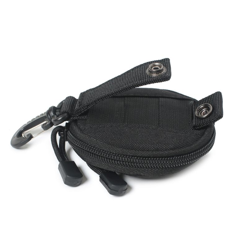 Outdoor Portable Waterproof Coin Purse Headphone Protective Bag EDC Round Small Hanging Bag Key Case_voghion.com