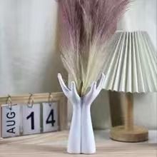 Vaso in resina di alta qualità per composizioni floreali, design creativo e semplice, adatto per showroom e arredamento per la casa._voghion.com