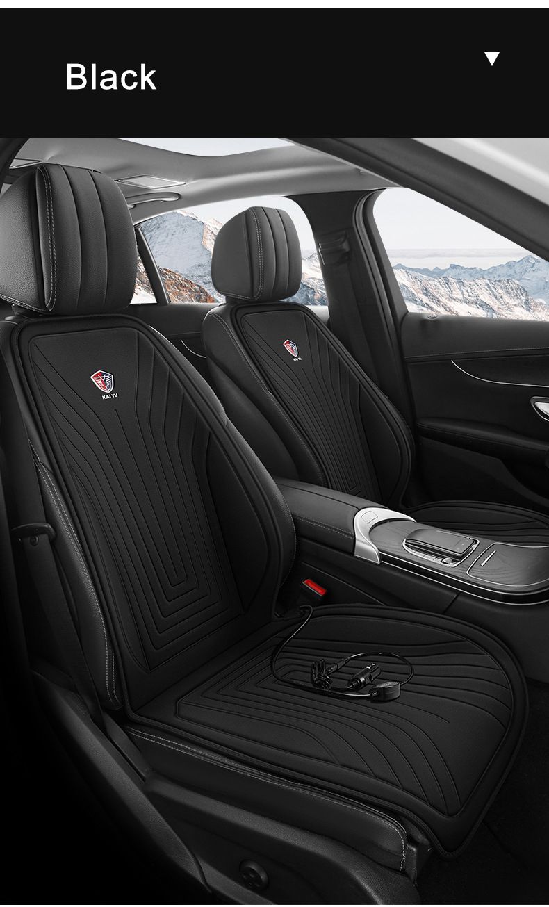 EAFC 1PCS Car Heating Heated 12V DC Soft Warmer Seat Protector Auto Seat Cushion Pad Winter Mat_voghion.com