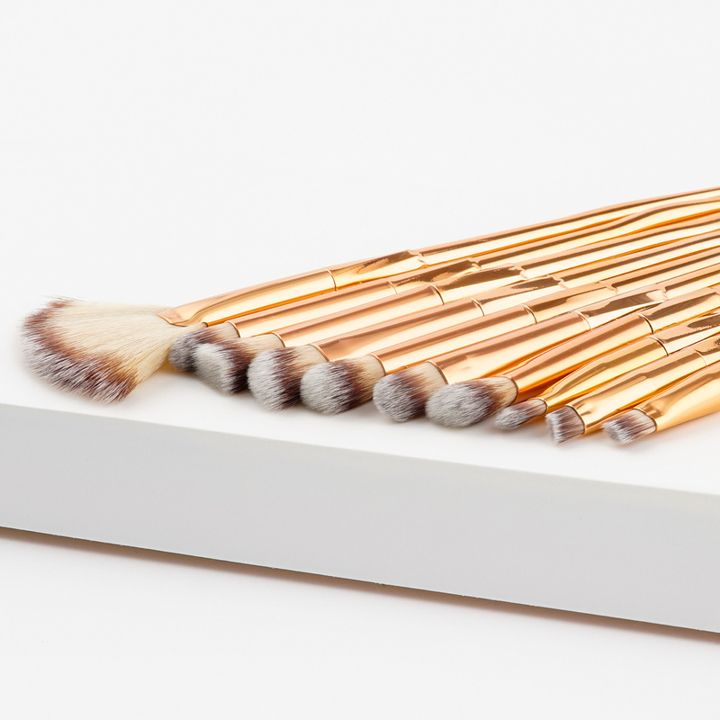 10 Stück Make-up-Pinsel, schöne Beine, Augenset, Beauty-Tools, Fächerpinsel, Lidschattenpinsel, Make-up GUJHUI_voghion.com