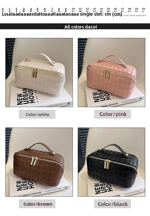 Tragbare Reise-Kosmetiktasche für Damen mit großer Kapazität, High-End-Sense-Internet-Promi, neue Aufbewahrungstasche für Reisekosmetik_voghion.com