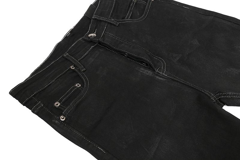 Herrenbekleidung High Street Ausgestelltes Sommertrend Schlaghosen Handgefertigtes Wachs_voghion.com