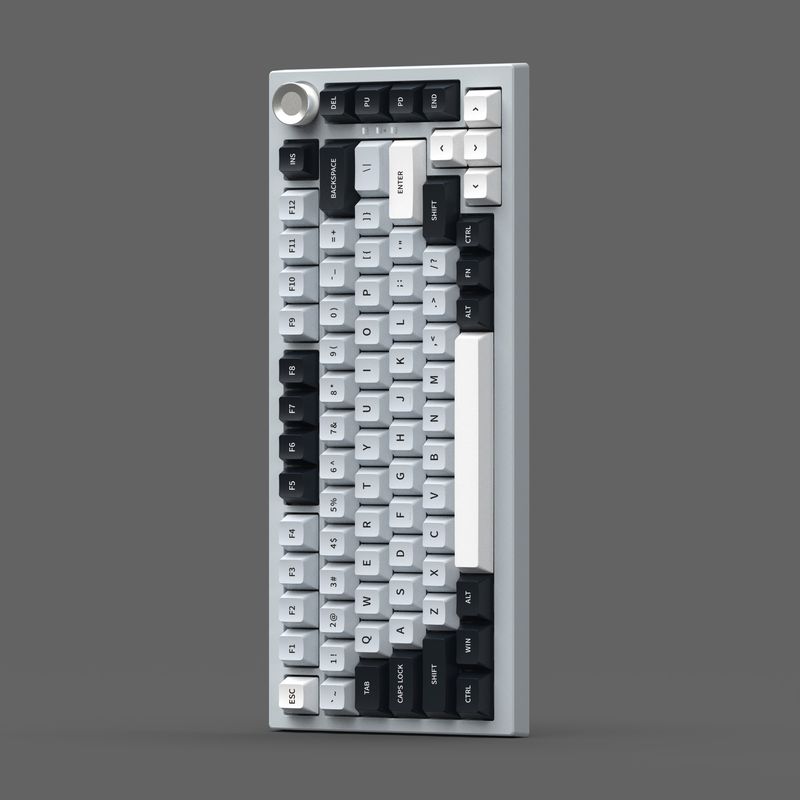 K75pro Customizable Three-mode Mechanical Keyboard Side-printed Wireless Bluetooth Office Gaming E-sports Dedicated_voghion.com