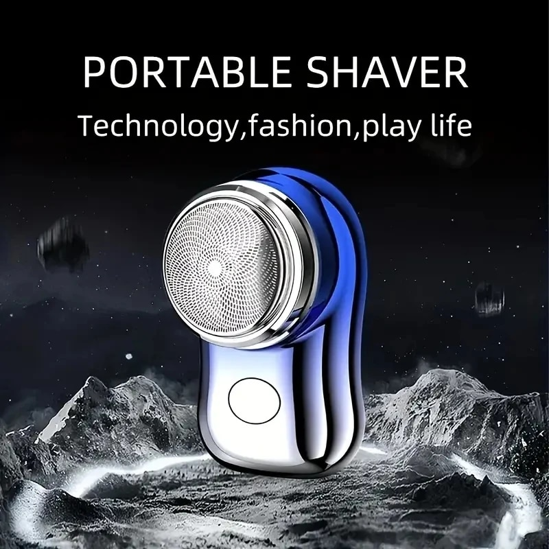 1pc Mini upgraded with 6-blade portable mini charging travel electric shaver for men's shavers_voghion.com