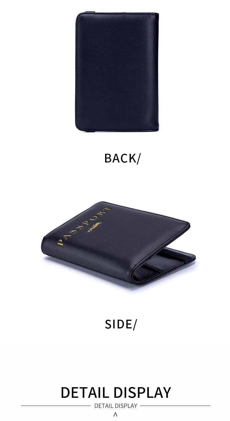 Funda para pasaporte, bolsa para pasaporte RFID, multifuncional, para mujer, para viajes, para hombre y mujer, antirrobo._voghion.com