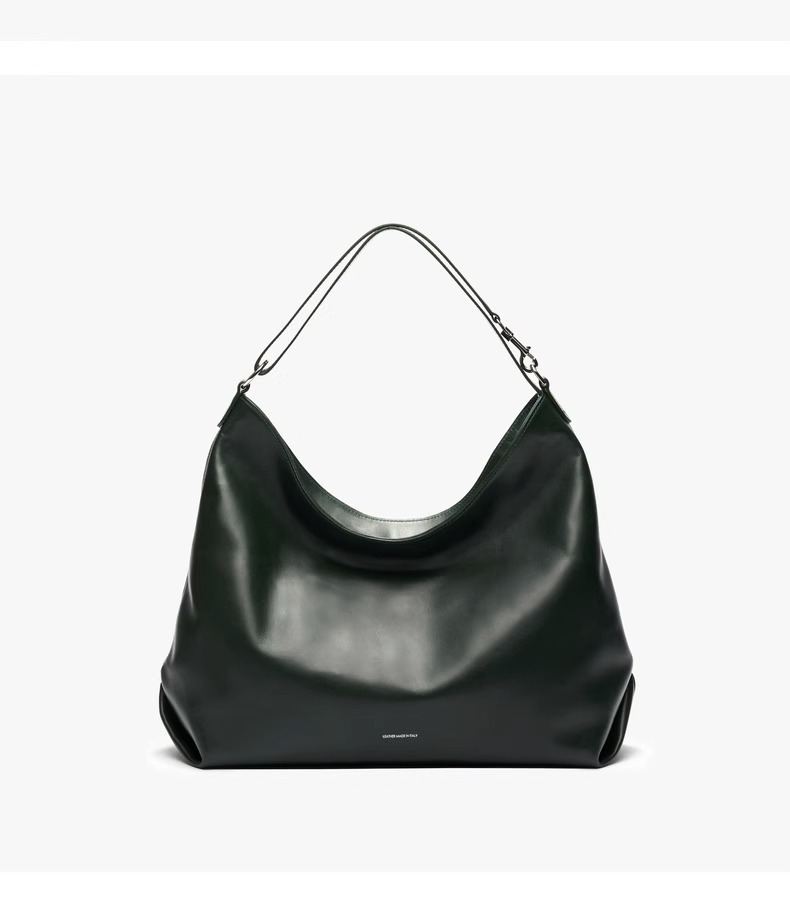 GROTTO Ge Le 23 Nuova borsa a tracolla monospalla Hobo per pendolari di grande capacità in pelle di vitello_voghion.com