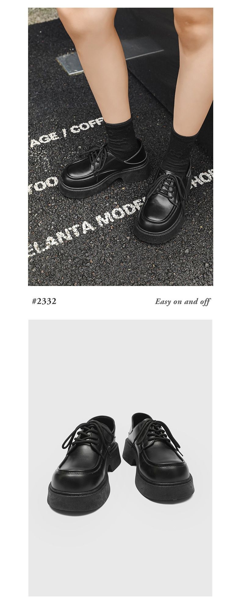 Voyage Large Leather Couple Style Japanese Short Boots 2025 Spring New Derby High Appearance Teen Boys Shoes Dropshipping_voghion.com