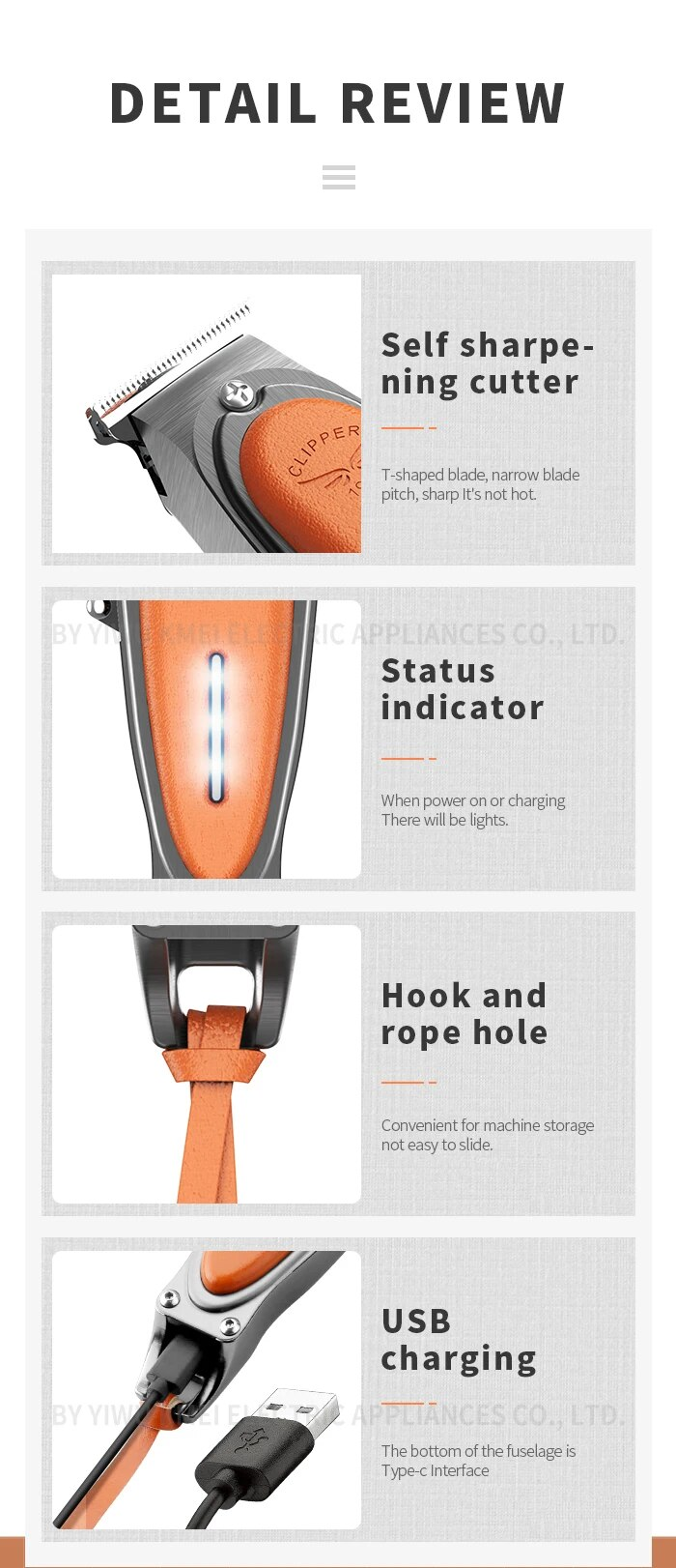 Kemei Professional Fade Hair Clipper Combo Zero Gapped Cordless Edge Hair Trimmer Barber Shop Electric 2 Hair Cutting Machines_voghion.com