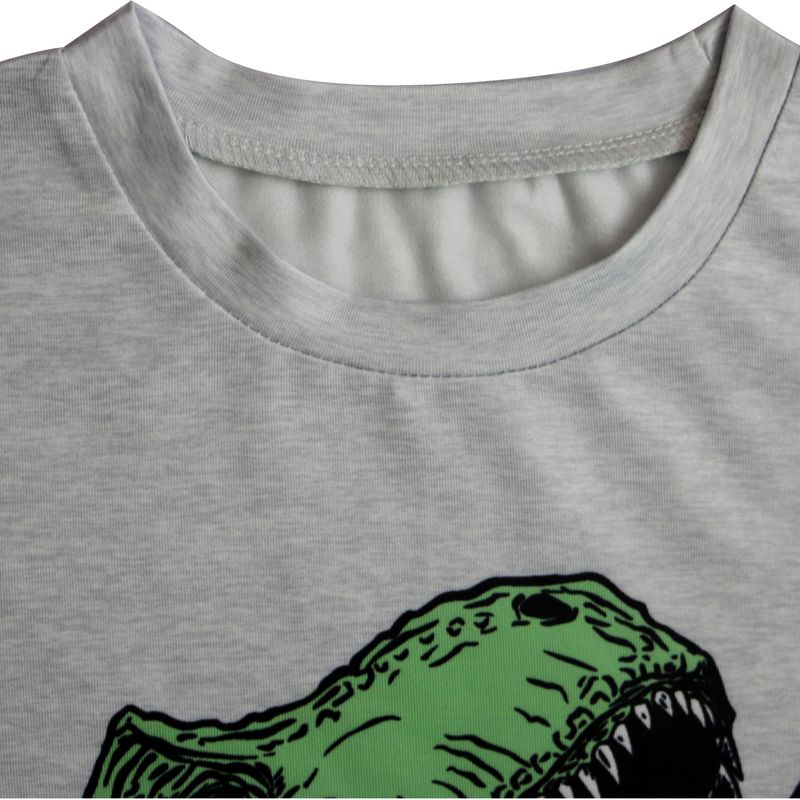 Mother&Kids Boy's T-shirt Summer children handsome trend letter-printed short-sleeved T-shirt sportswear_voghion.com