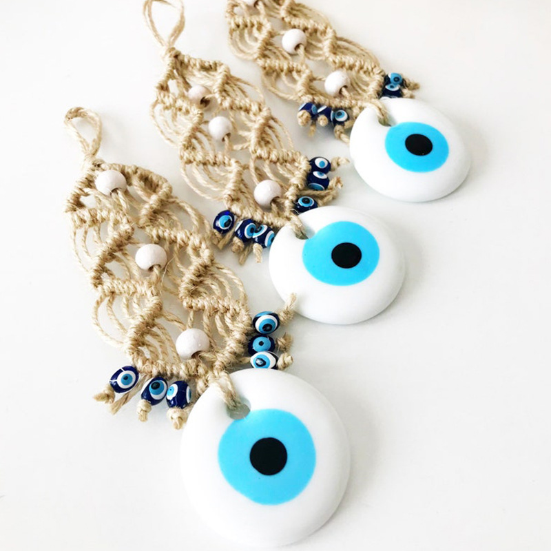 Source Türkiye Blue Eye Devil's Eye Pendant Occidental Style Jewelry Wall Decorative hanging decorations_voghion.com