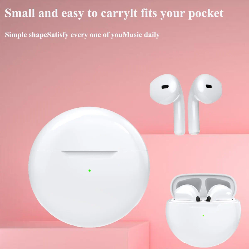 PRO6 Trådlöst Bluetooth Headset TWS Running Yungong Ny Stereo Binaural in Ear Game Gift Color_voghion.com