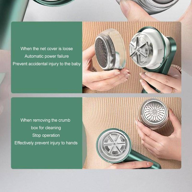 USB Rechargeable Fabric Shaver - Lint & Pill Remover For Clothes_voghion.com