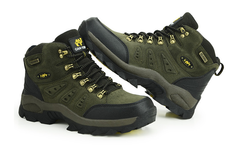 New hiking shoes Men's and women's outdoor shoes High top breathable hiking shoes_voghion.com