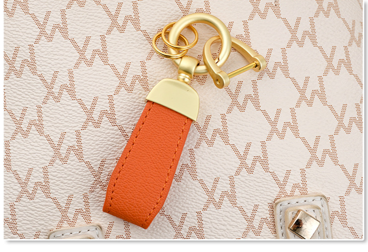 Men's Car Leather Keychain Candy Color Couple Key Pendant Sheep Pattern Bracelet Genuine Leather DIY Bag Pendant_voghion.com