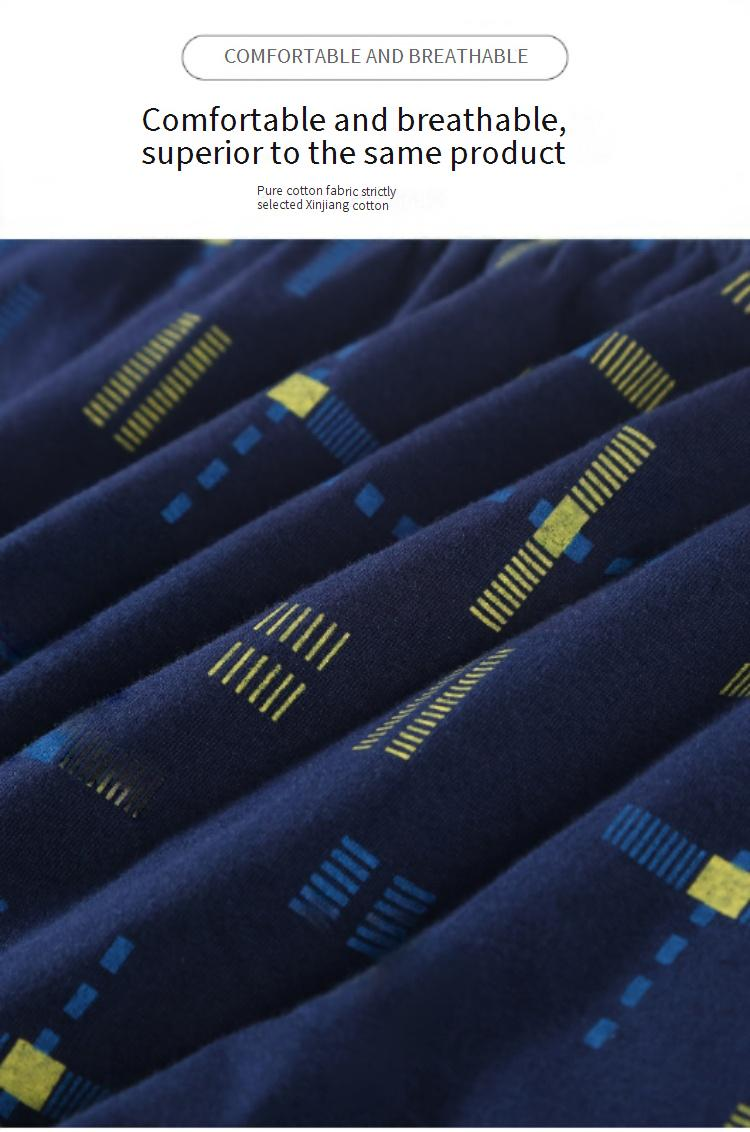 Herenboxershorts van katoen - ademend, zacht en comfortabel ondergoed met veelkleurige prints, middelhoge taille voor de hele dag_voghion.com