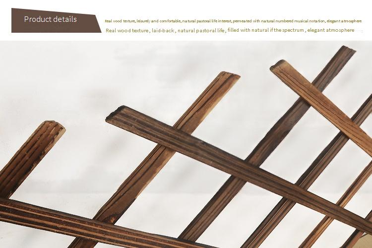 Pannelli per recinzione in legno - Divisorio rustico da giardino per uso esterno e interno (3 misure, facile da montare, resistente alle intemperie, elementi decorativi)_voghion.com