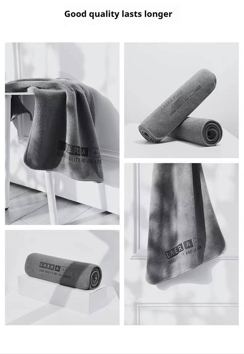 Suede Car Wash Towels - Ultra-Soft Microfiber Cleaning Cloths For Auto Detailing & Interior Care (25x30cm To 35x75cm, Gray) - Lint-Free_voghion.com