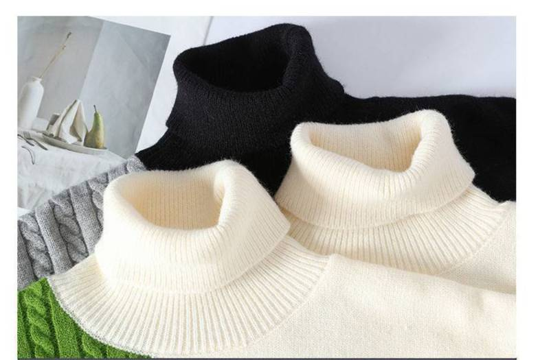 Pull à col roulé oversize pour homme, idéal pour l'hiver. Doux et chaud, en tissu respirant, disponible en plusieurs couleurs et tailles._voghion.com