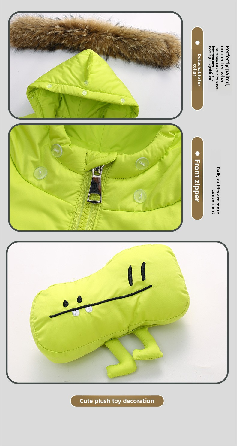 Children's Down Jackets, Thick And Warm Ski Suits, 1 6 Jackets/ski Suits_voghion.com