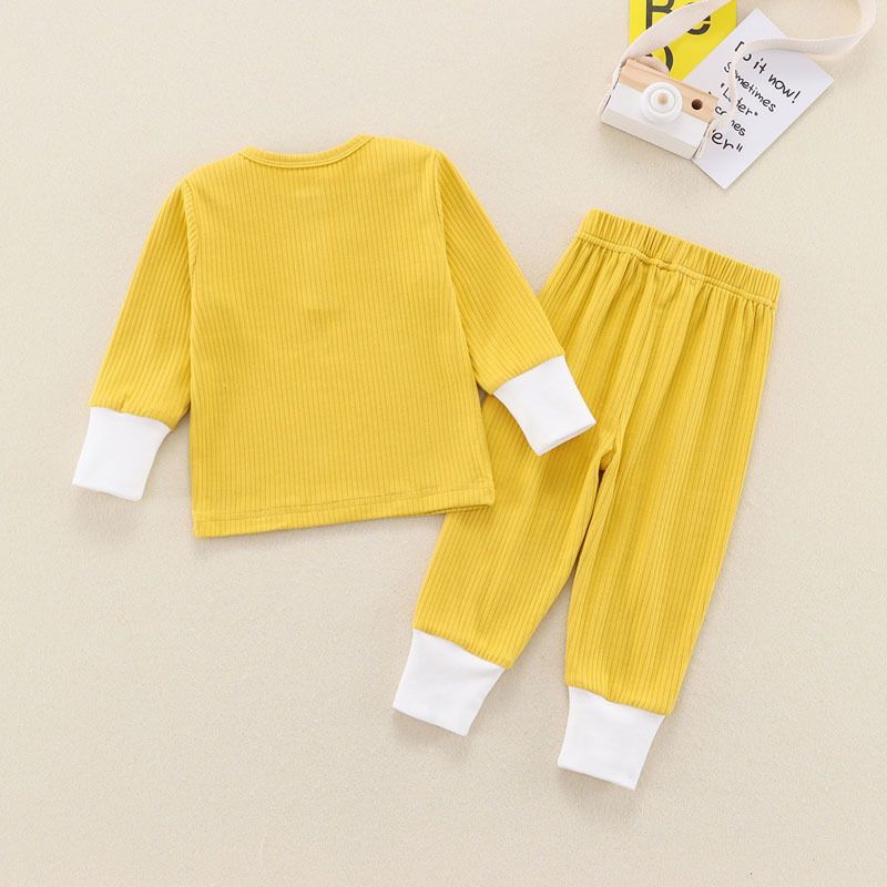 Ropa para niños Ropa de otoño para niños Ropa para el hogar Trajes de rayas para niños Ropa para niños Ropa de otoño para bebés_voghion.com