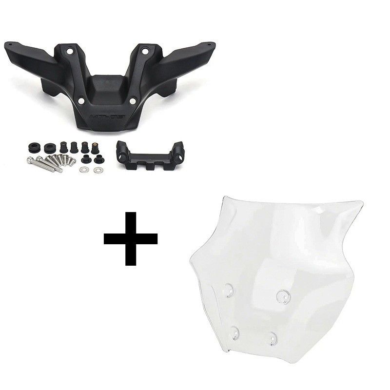 Attiecas uz Yamaha MT-09 2024. gada motociklu modifikācijas piederumiem, vējstikla aizsardzība_voghion.com
