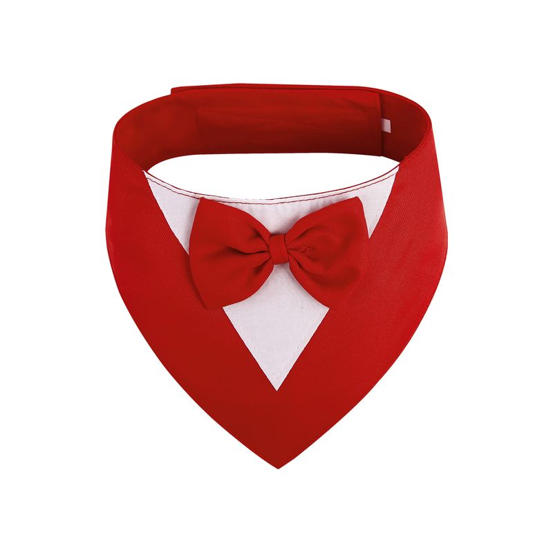 Nouveau costume écharpe triangle nœud bavoir collier pour animaux de compagnie vêtements pour chien_voghion.com