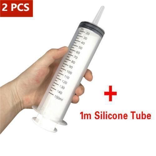 100-500 ml gjenbrukbar stor stor plastmålesprøyte for hydroponikk i USA_voghion.com